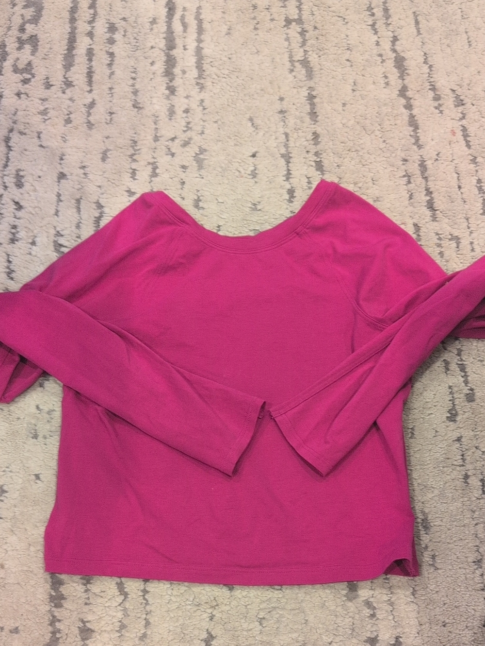 RARE Lululemon LA Keyhole Reversible Long Sleeve Ripened Raspberry - Picture 5 of 7